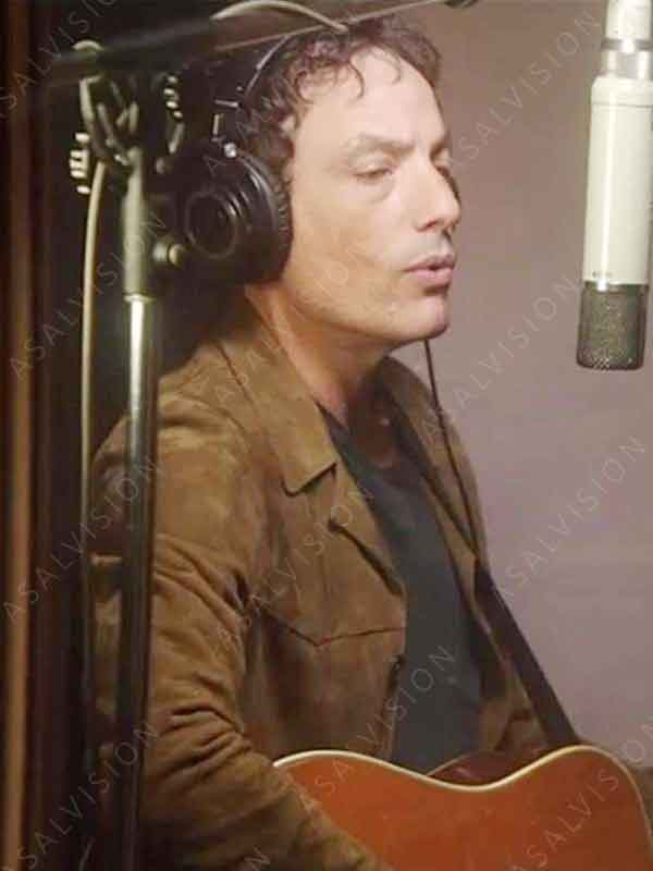 Jakob Dylan Echo In the Canyon Brown Suede Leather Jacket