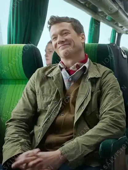 James Thomas Movie Irish Wish 2024 Ed Speleers Green Jacket