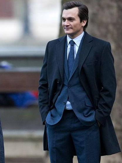 James Whitehouse Anatomy of a Scandal 2022 Black Coat