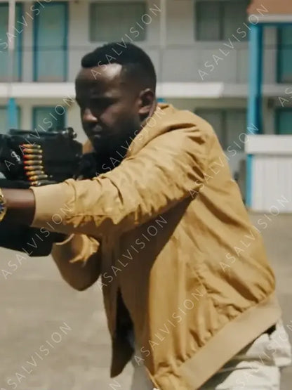 Janvier Katabarwa Bullet Proof 2022 The Frenchman Bomber Yellow Jacket