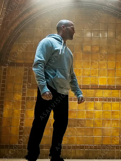 Jason Statham Fast X 2023 Deckard Shaw Gray Hoodie