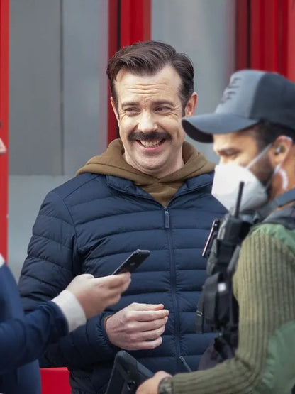 Jason Sudeikis Black Puffer Jacket