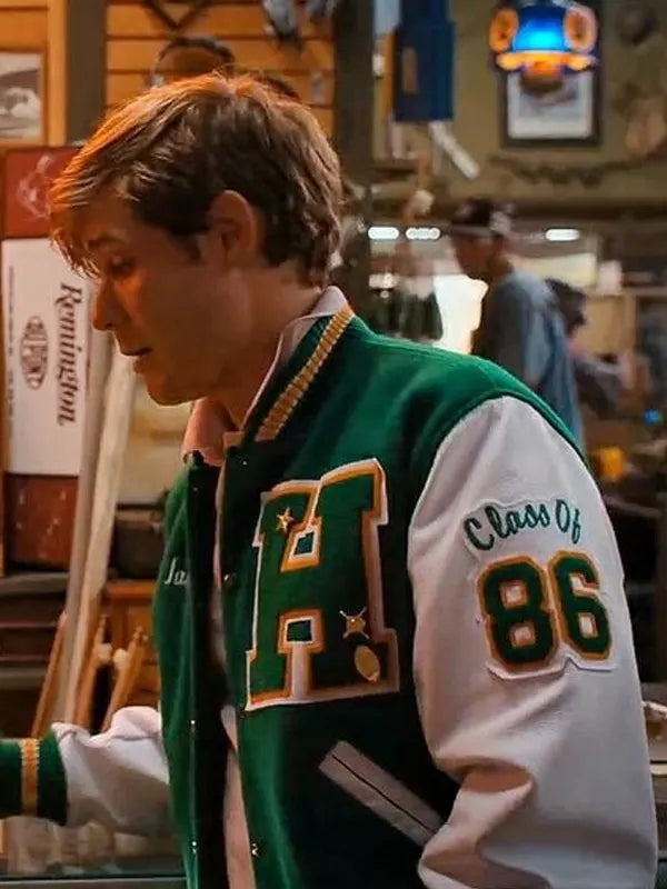 Jason TV Series Stranger Things Mason Dye Varsity Letterman Jacket