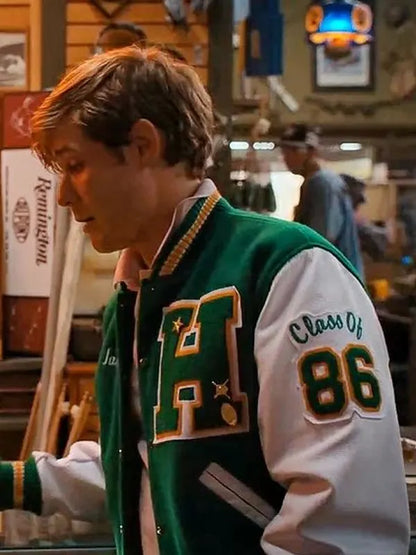 Jason TV Series Stranger Things Mason Dye Varsity Letterman Jacket