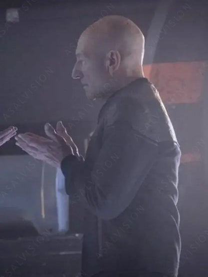 Jean-Luc Picard Star Trek Black Jacket
