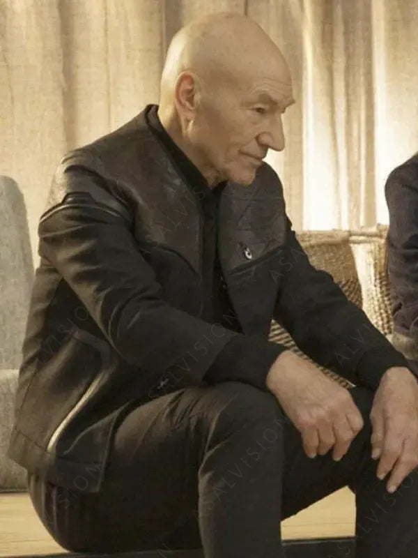 Jean-Luc Picard Star Trek Picard Patrick Stewart Black Jacket