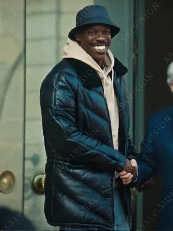 Jean-Pascal Zadi TV Series Represent S02 Stéphane Blé Black Jacket