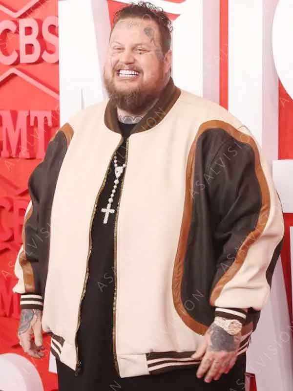 Jelly Roll Bomber Genuine Leather Jacket