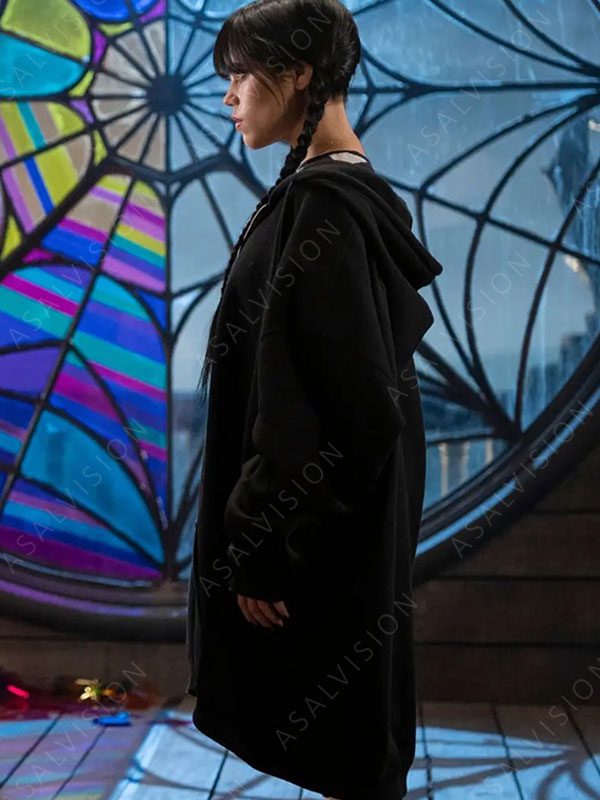 Jenna Ortega Black Oversized Baggy Hoodie