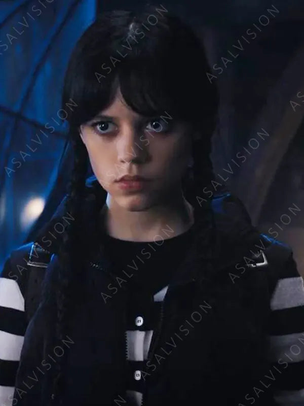 Jenna Ortega Black Vest