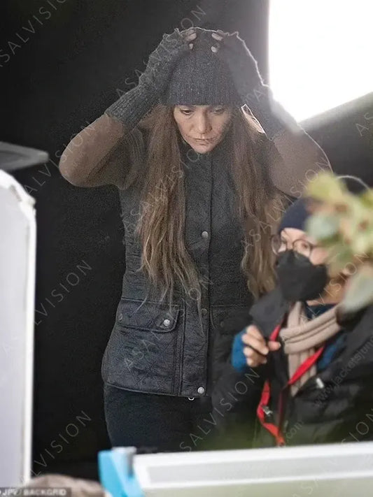 Jennifer Lopez The Mother 2023 Quilted Vest