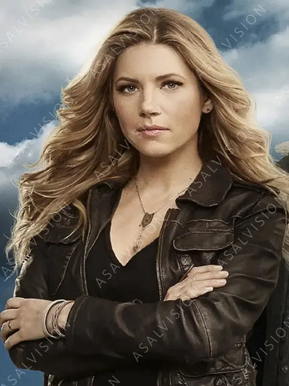 Jenny Hoyt Big Sky Season 3 Leather Jacket