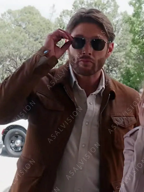 Jensen Ackles TV Series Big Sky S03 Beau Arlen Brown Cotton Jacket