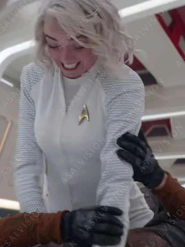 Jess Bush Star Trek Strange New Worlds Christine Chapel Costume Jacket