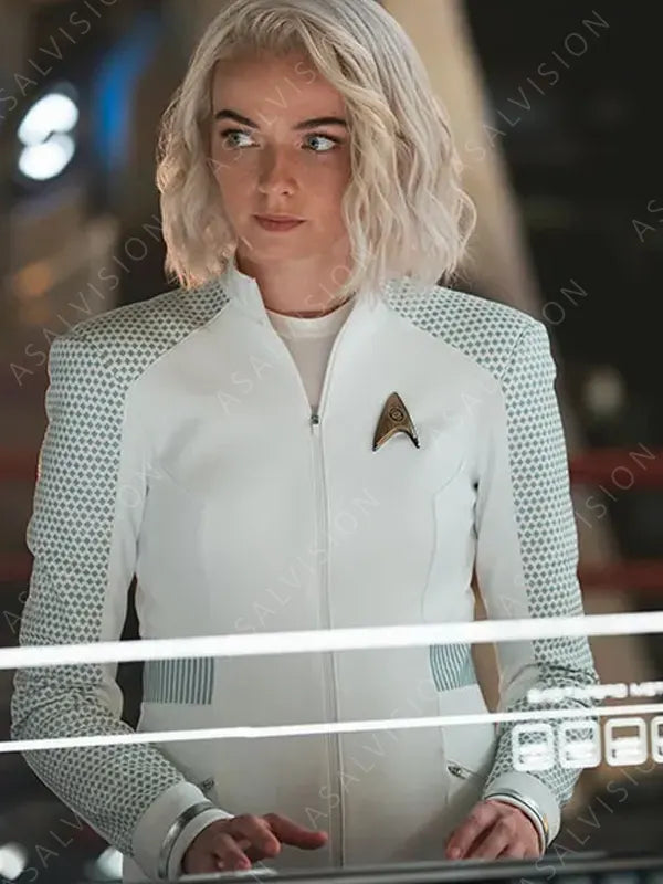 Jess Bush Star Trek Strange New Worlds S02 Christine Chapel Costume Jacket