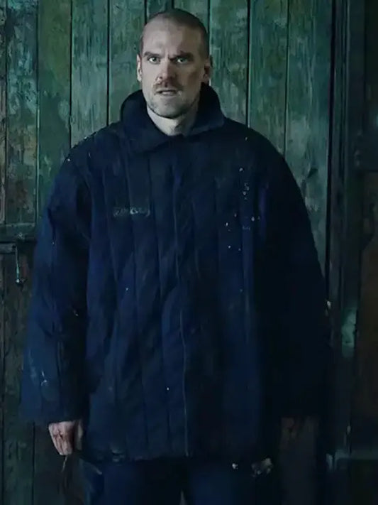 Jim Hopper Stranger Things Season 4 Wool Jacket