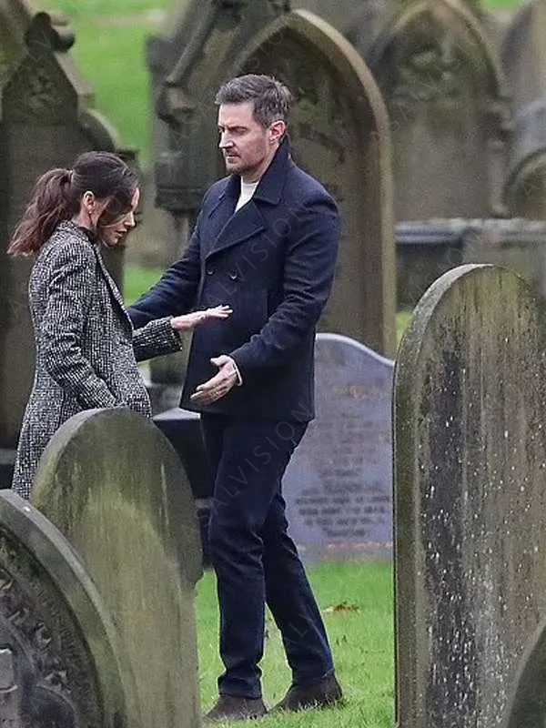 Joe Stern Fool Me Once S01 Richard Armitage Wool Black Blue Peacoat