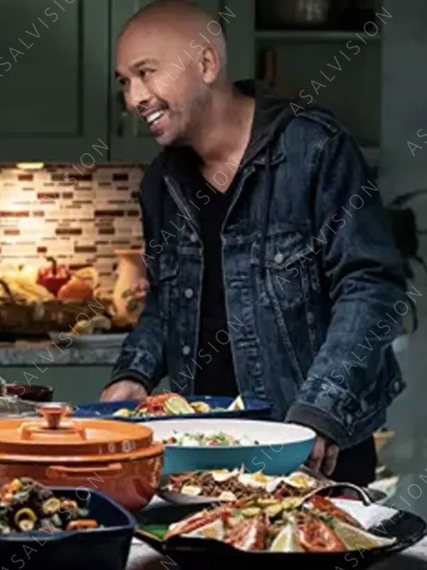 Joe Valencia Easter Sunday Jo Koy Blue Denim Jacket