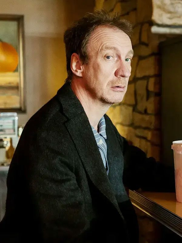 John Dee The Sandman David Thewlis Black Long Wool Coat