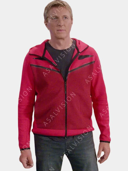 Johnny Lawrence Cobra Kai Season 5 Red Hoodie