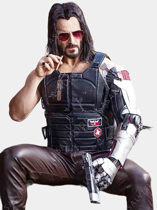Johnny Silverhand Cyberpunk 2077 Keanu Reeves Vest