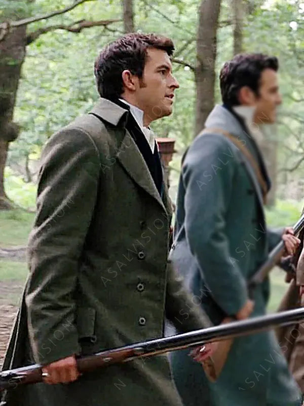 Jonathan Bailey Bridgerton S02 Anthony Bridgerton Long Wool Coat