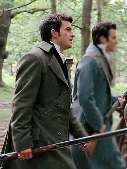 Jonathan Bailey Bridgerton S02 Anthony Bridgerton Long Wool Coat