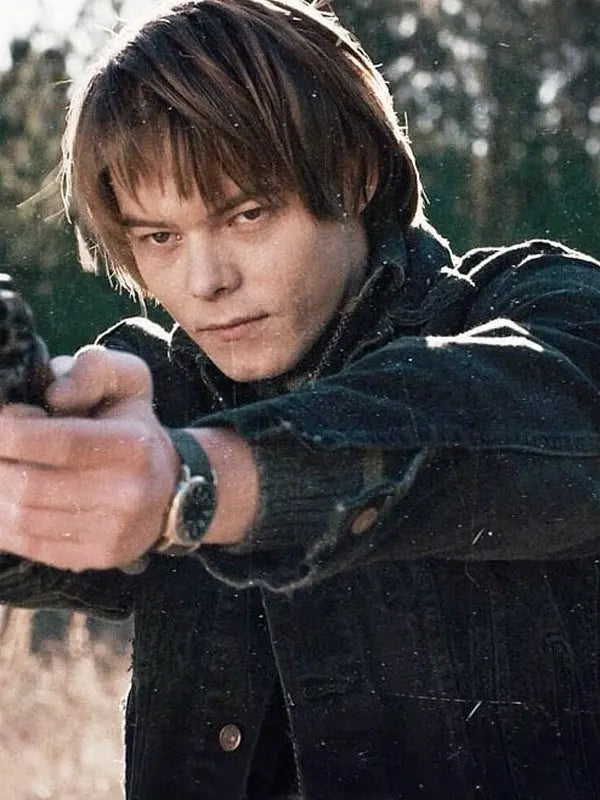Jonathan Byers TV Series Stranger Things Charlie Heaton Denim Jacket