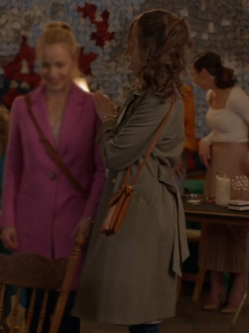 Jordana Grey Trench Wool Coat
