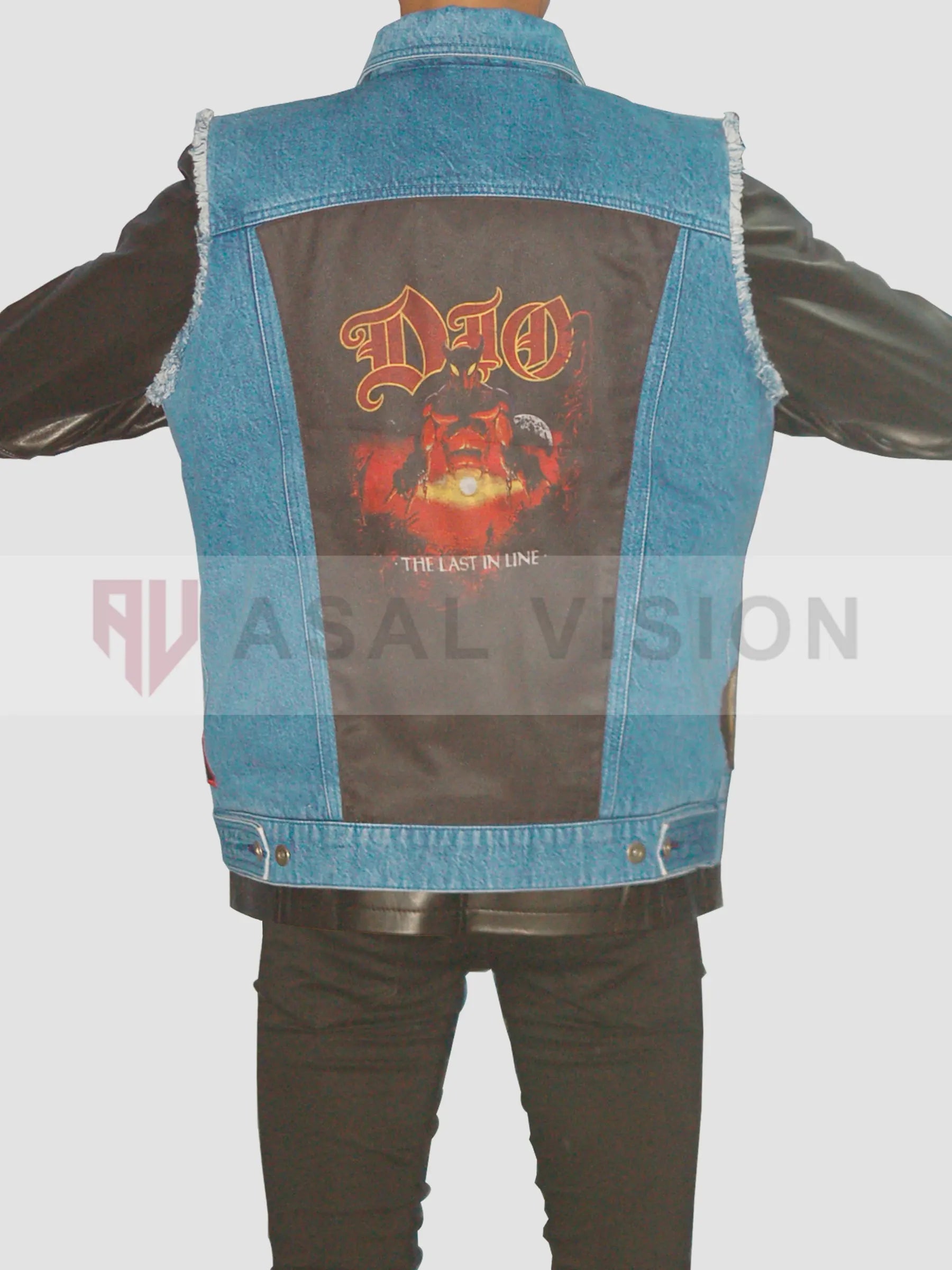 Joseph Quinn Stranger Things Season 4 Eddie Munson Dio Denim Jacket