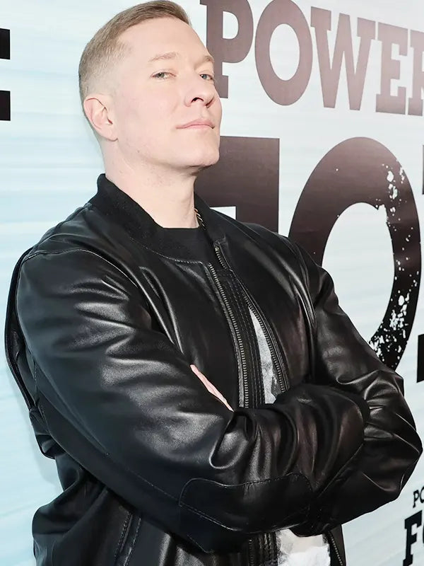 Joseph Sikora Power Book IV Force Tommy Egan Black Leather Jacket