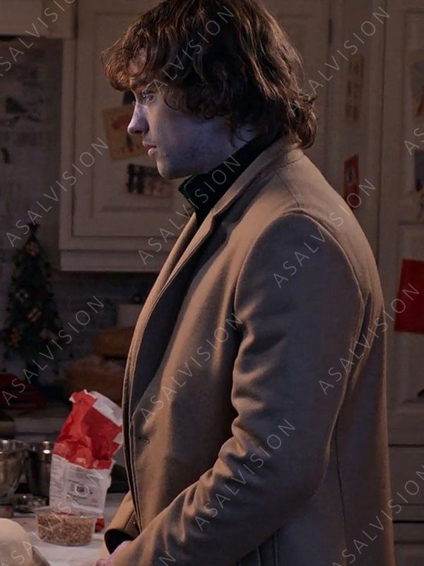 Josh Whitehouse The Knight Before Christmas Brown Wool Trench Coat