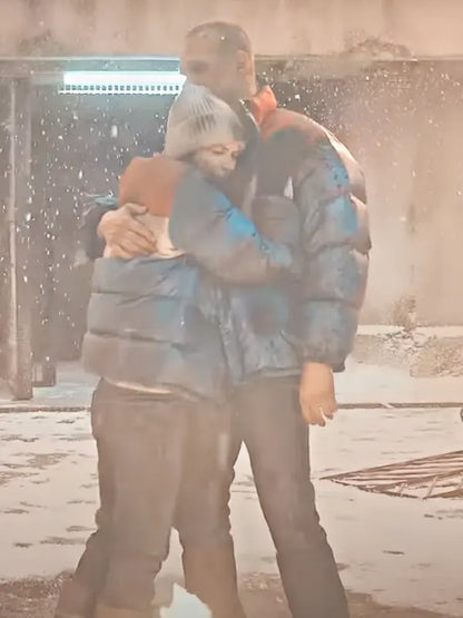 Joyce Byers and Jim Hopper Puffer Couple Jacket