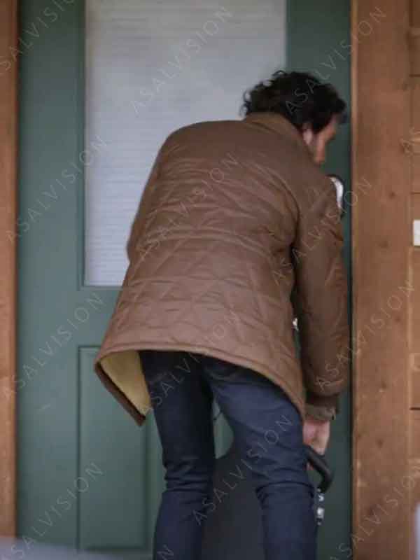 Juan Pablo Di Pace Movie Branching Out 2024 T.J. Brown Quilted Jacket