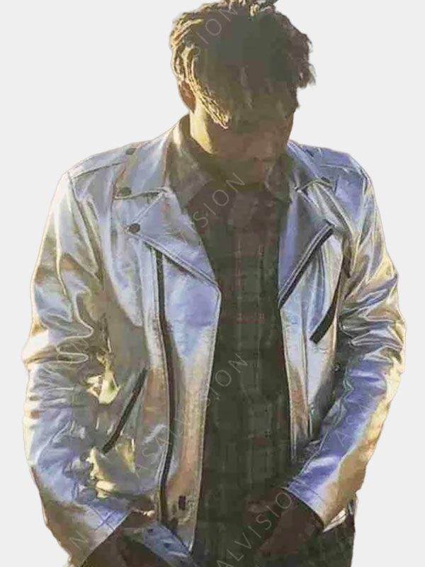 Juice Wrld Silver Wrld on Drugs Biker Jacket