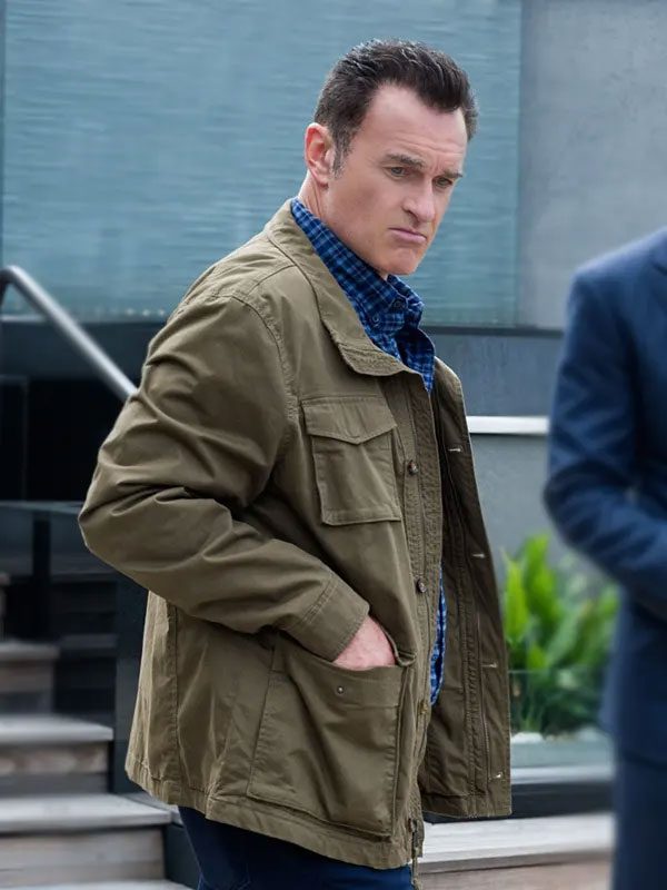 Julian McMahon TV Series FBI Most Wanted Special Agent Brown Jacket