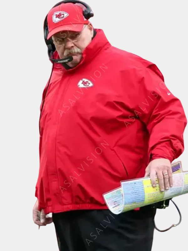 Kansas City Chiefs Andy Reid Red Jacket