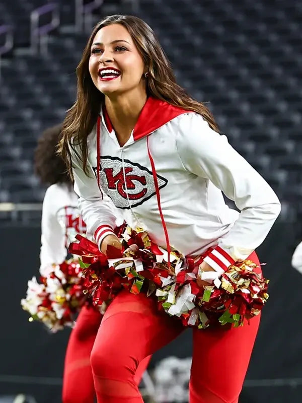 Kansas City KC Chiefs White Cheerleaders Hoodie