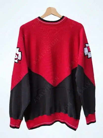 Kansas City Taylor Swift Chiefs Spellout Red And Black Sweatshirt