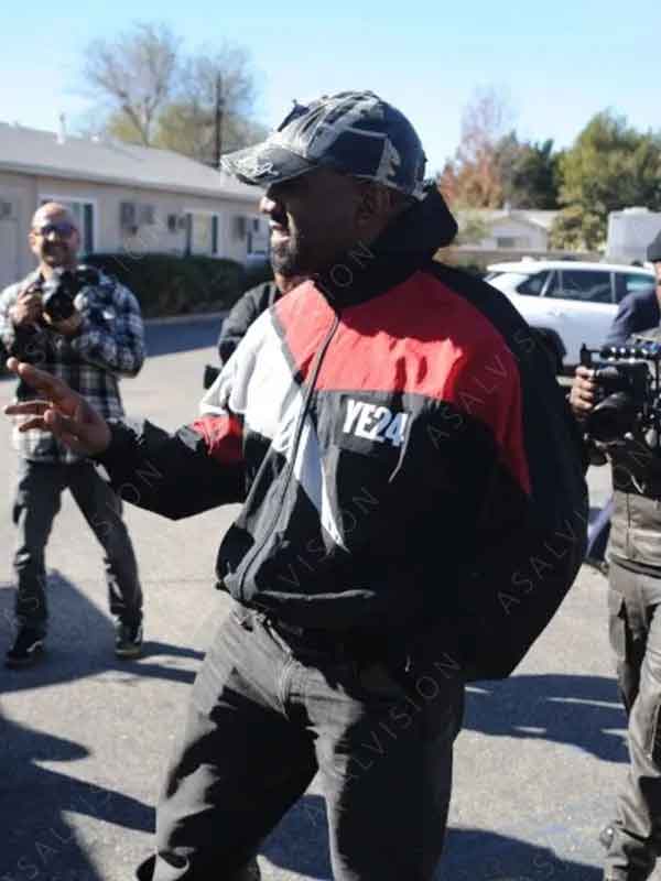 Kanye West Sports Hooded Bomber Jacket