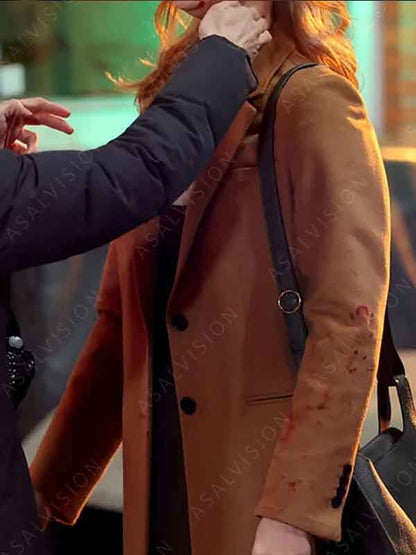 Karen Page TV Series Daredevil Born Again Season 1 Deborah Ann Wool Trench Coat