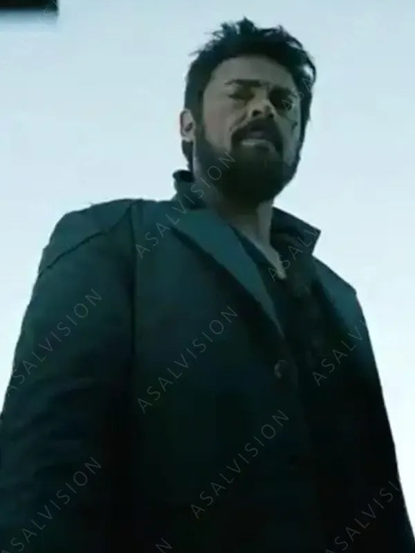 Karl Urban Trench Black Coat