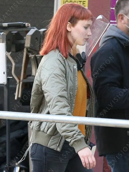 Kate Dibasky Quilted Bomber Jacket