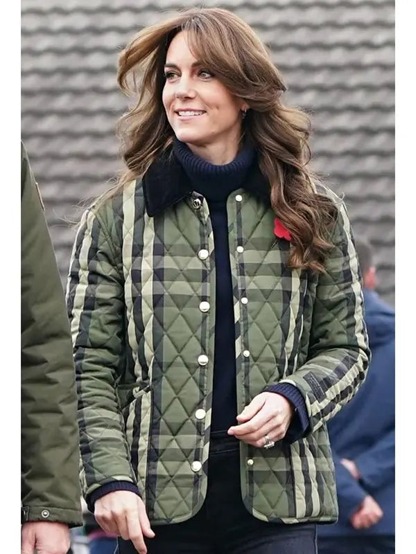 Kate Middleton Quilted Burberry Jacket