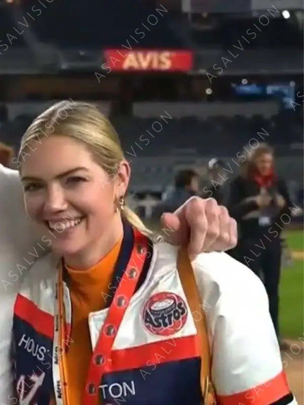 Kate Upton Justin Verlander Astros Bomber Jacket