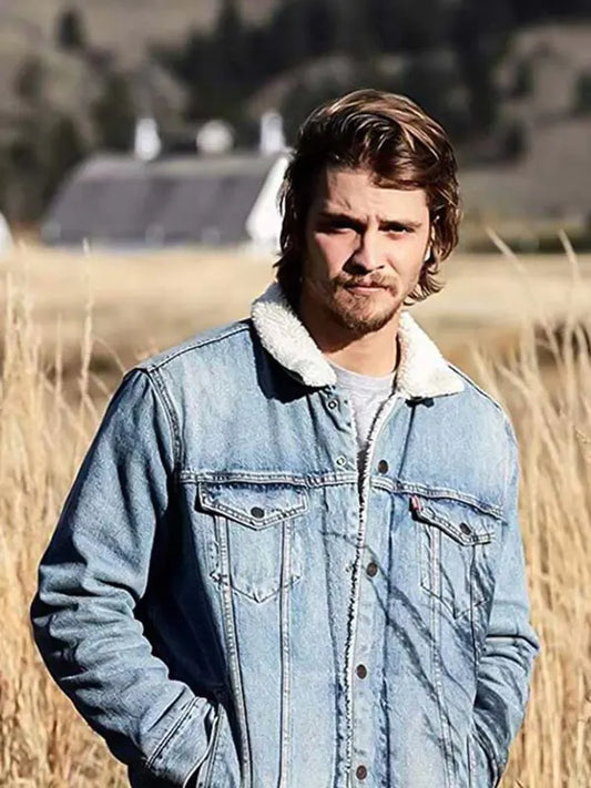 Kayce Dutton Yellowstone Luke Grimes Denim Jacket