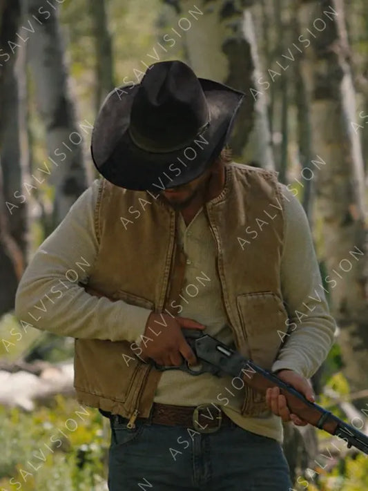 Kayce Dutton Yellowstone Season 3 Denim Vest