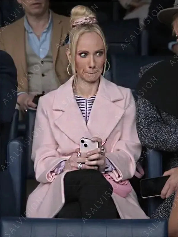 Keeley Jones TV Series Ted Lasso S03 Juno Temple Pink Trench Coat