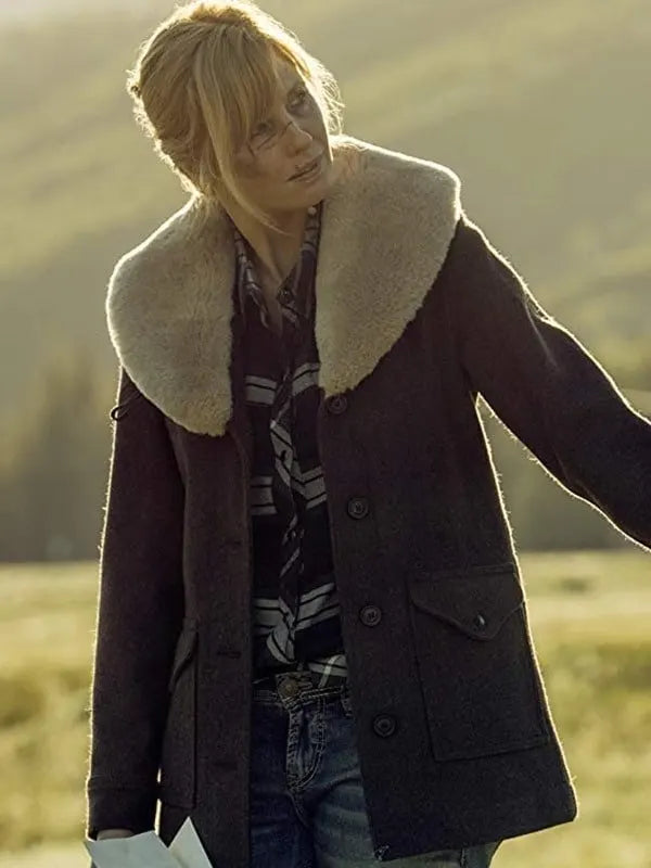 Kelly Reilly Shearling Coat