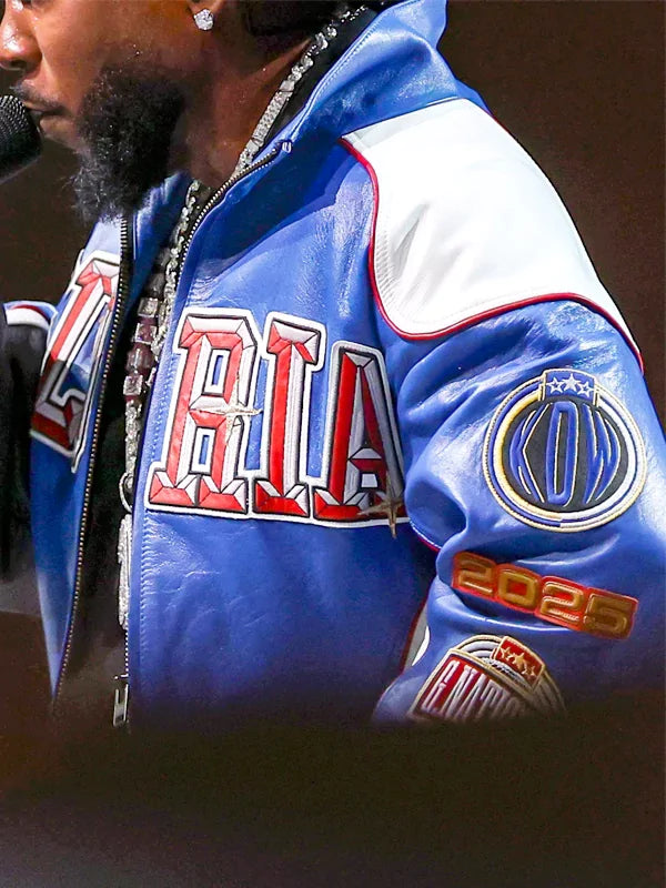 Kendrick Lamar Super Bowl 2025 GlORIA Leather Jacket